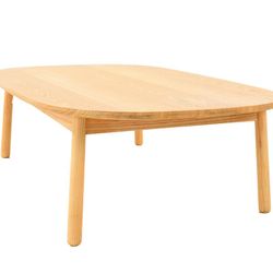 Tavolo da salotto, 110 x 70 x 32,5 cm, in legno di frassino | Collezione Serie Lezquer