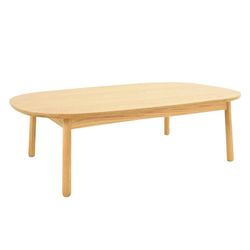 Tavolo da salotto, 110 x 70 x 32,5 cm, in legno di frassino | Collezione Serie Lezquer