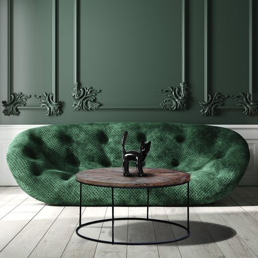 Mesa de centro, 90 x 90 x 45 cm, de madera