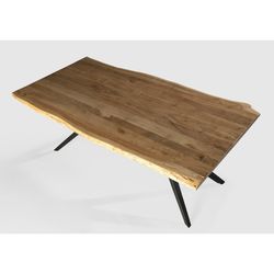 Tavolo da pranzo, 200 x 100 x 76 cm, in legno di acacia naturale | Collezione Mudri