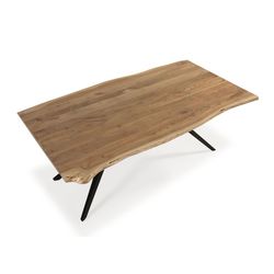 Tavolo da pranzo, 200 x 100 x 76 cm, in legno di acacia naturale | Collezione Mudri