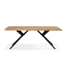 Tavolo da pranzo, 200 x 100 x 76 cm, in legno di acacia naturale | Collezione Mudri
