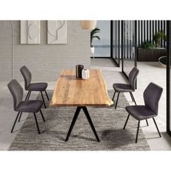 Tavolo da pranzo, 200 x 100 x 76 cm, in legno di acacia naturale | Collezione Mudri