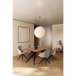 Tavolo da pranzo, 200 x 100 x 76 cm, in legno di acacia naturale | Collezione Mudri