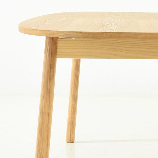 Mesa de comedor. Madera natural (180  x  95  x  72,5 cm) |  Colección Serie Beksand