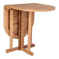 Tavolo da giardino, 120 x 60 x 75 cm, in legno di teak naturale | Collezione Huelva