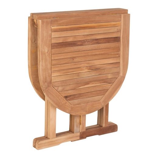 Tavolo da giardino, 120 x 60 x 75 cm, in legno di teak naturale | Collezione Huelva