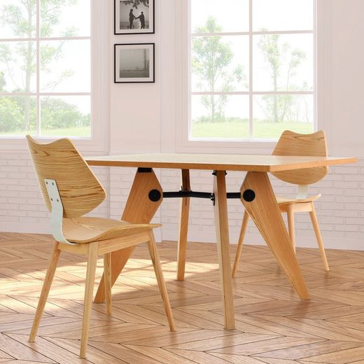 Rechteckiger Esstisch Pí¤rumm Vega 130 x 80 x 73 cm