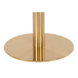 Tavolo da pranzo rotondo, 70 x 70 x 75 cm, in legno effetto marmo bianco | Collezione Bolzano