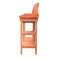 Mesa de Jardinería Gardiun Kalvin 44x116x125 cm en Madera Natural – Diseño Elegante para Tu Espacio Exterior