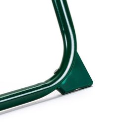 Tavolo pieghevole, 82 x 58 x 66 cm, in acciaio e legno, color marrone e verde | Collezione Forest