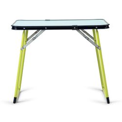Tavolo pieghevole per bambini, 60 x 40 x 50 cm, in acciaio e legno, blu e verde | Collezione Kids