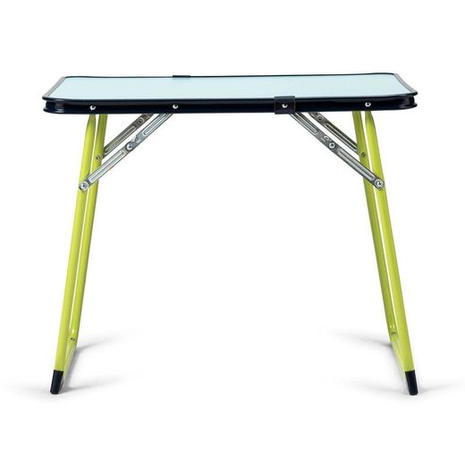 Tavolo pieghevole per bambini, 60 x 40 x 50 cm, in acciaio e legno, blu e verde | Collezione Kids