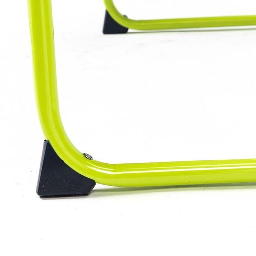 Tavolo pieghevole per bambini, 60 x 40 x 50 cm, in acciaio e legno, blu e verde | Collezione Kids
