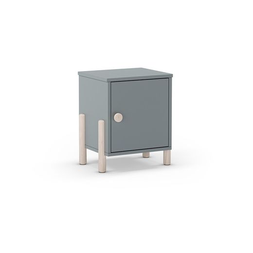 Comodino, 39,4 x 30 x 47 cm, in legno verde | Collezione Enola