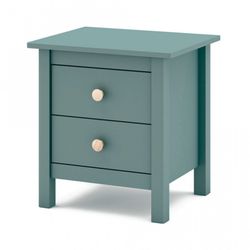 Comodino, 46 x 35 x 49,5 cm, in legno di pino verde | Collezione Max