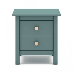 Comodino, 46 x 35 x 49,5 cm, in legno di pino verde | Collezione Max