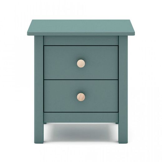 Comodino, 46 x 35 x 49,5 cm, in legno di pino verde | Collezione Max