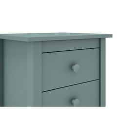 Comodino, 46 x 35 x 49,5 cm, in legno di pino verde | Collezione Max