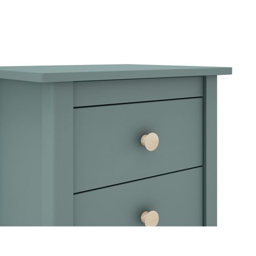 Comodino, 46 x 35 x 65 cm, in legno di pino verde | Collezione Max