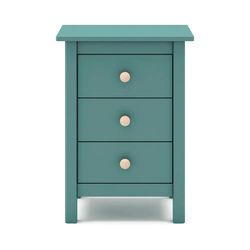 Comodino, 46 x 35 x 65 cm, in legno di pino verde | Collezione Max