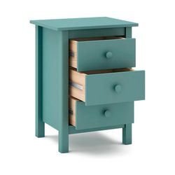 Comodino, 46 x 35 x 65 cm, in legno di pino verde | Collezione Max