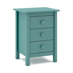 Comodino, 46 x 35 x 65 cm, in legno di pino verde | Collezione Max