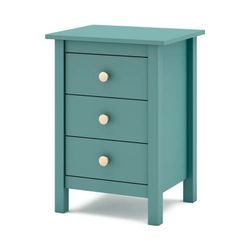 Comodino, 46 x 35 x 65 cm, in legno di pino verde | Collezione Max