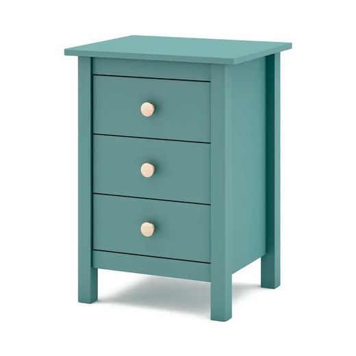 Comodino, 46 x 35 x 65 cm, in legno di pino verde | Collezione Max