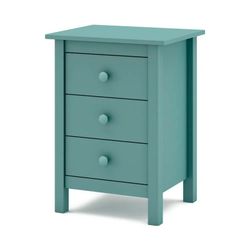 Comodino, 46 x 35 x 65 cm, in legno di pino verde | Collezione Max