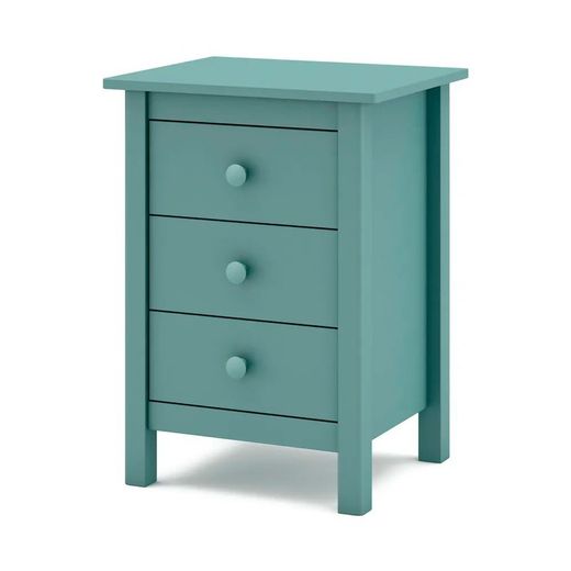 Comodino, 46 x 35 x 65 cm, in legno di pino verde | Collezione Max