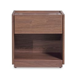 Comodino, 50 x 45 x 51 cm, in legno colore noce | Collezione Essen