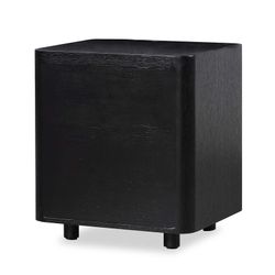 Comodino, 55 x 55 x 50 cm, in legno nero | Collezione Gante