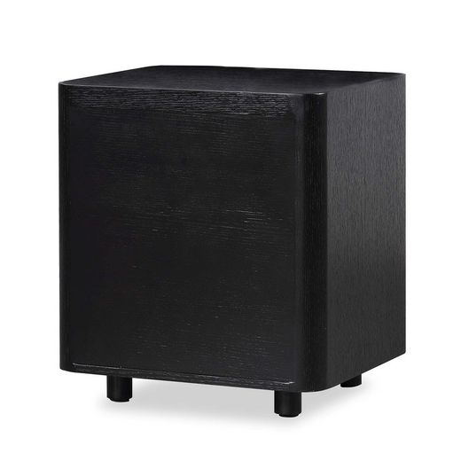 Comodino, 55 x 55 x 50 cm, in legno nero | Collezione Gante