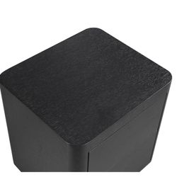 Comodino, 55 x 55 x 50 cm, in legno nero | Collezione Gante