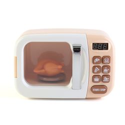 Microonde giocattolo, 20 x 13 x 13 cm, in polietilene beige | Collezione Happy Gourmet