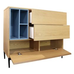 Mobile da soggiorno, 103,4 x 39,6 x 95 cm, blu | Collezione Onnie