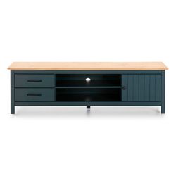 Mobile TV, 158 x 40 x 47 cm, in legno di pino blu | Collezione Miranda