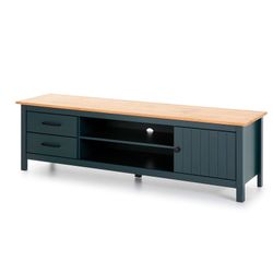 Mobile TV, 158 x 40 x 47 cm, in legno di pino blu | Collezione Miranda