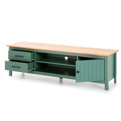 Mobile TV, 158 x 40 x 47 cm, in legno di pino verde | Collezione Miranda