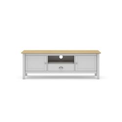 Mobile TV, 158 x 40 x 53 cm, in legno di pino bianco | Collezione Misti