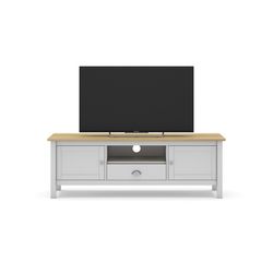 Mobile TV, 158 x 40 x 53 cm, in legno di pino bianco | Collezione Misti