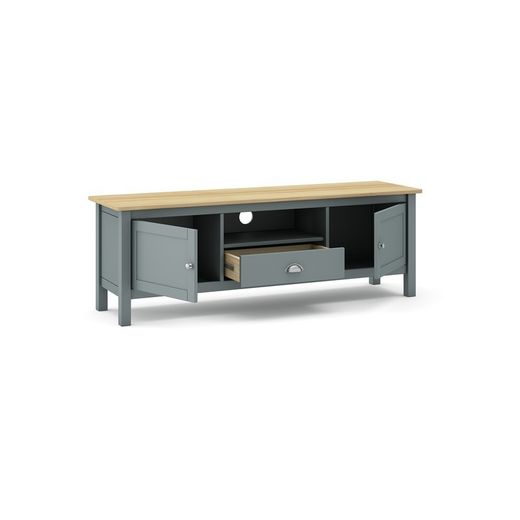 Mobile TV, 159 x 40 x 53 cm, in legno di pino verde | Collezione Misti