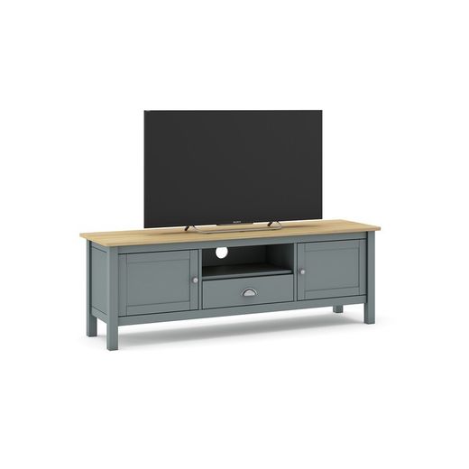 Mobile TV, 159 x 40 x 53 cm, in legno di pino verde | Collezione Misti