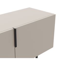 Mobile TV, 200 x 35 x 63,5 cm, in legno colore crema | Collezione Eldia