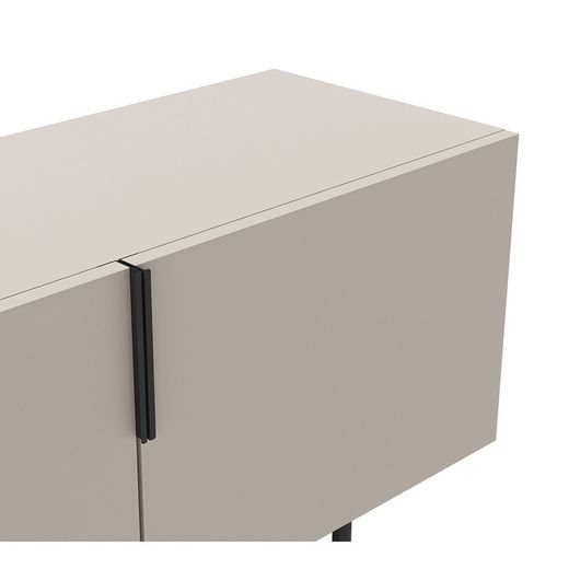 Mobile TV, 200 x 35 x 63,5 cm, in legno colore crema | Collezione Eldia