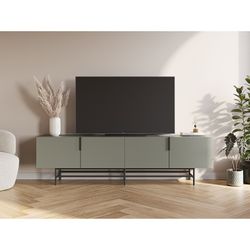 Mobile TV, 200 x 35 x 63,5 cm, in legno verde | Collezione Eldia