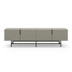 Mobile TV, 200 x 35 x 63,5 cm, in legno verde | Collezione Eldia