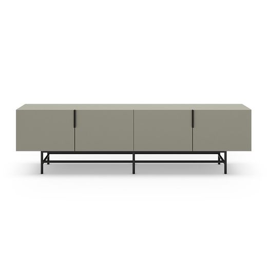 Mobile TV, 200 x 35 x 63,5 cm, in legno verde | Collezione Eldia