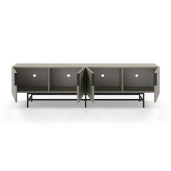 Mobile TV, 200 x 35 x 63,5 cm, in legno verde | Collezione Eldia